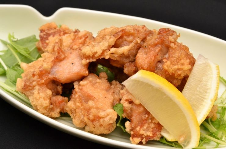 鶏のからあげ定食　セット　+250円